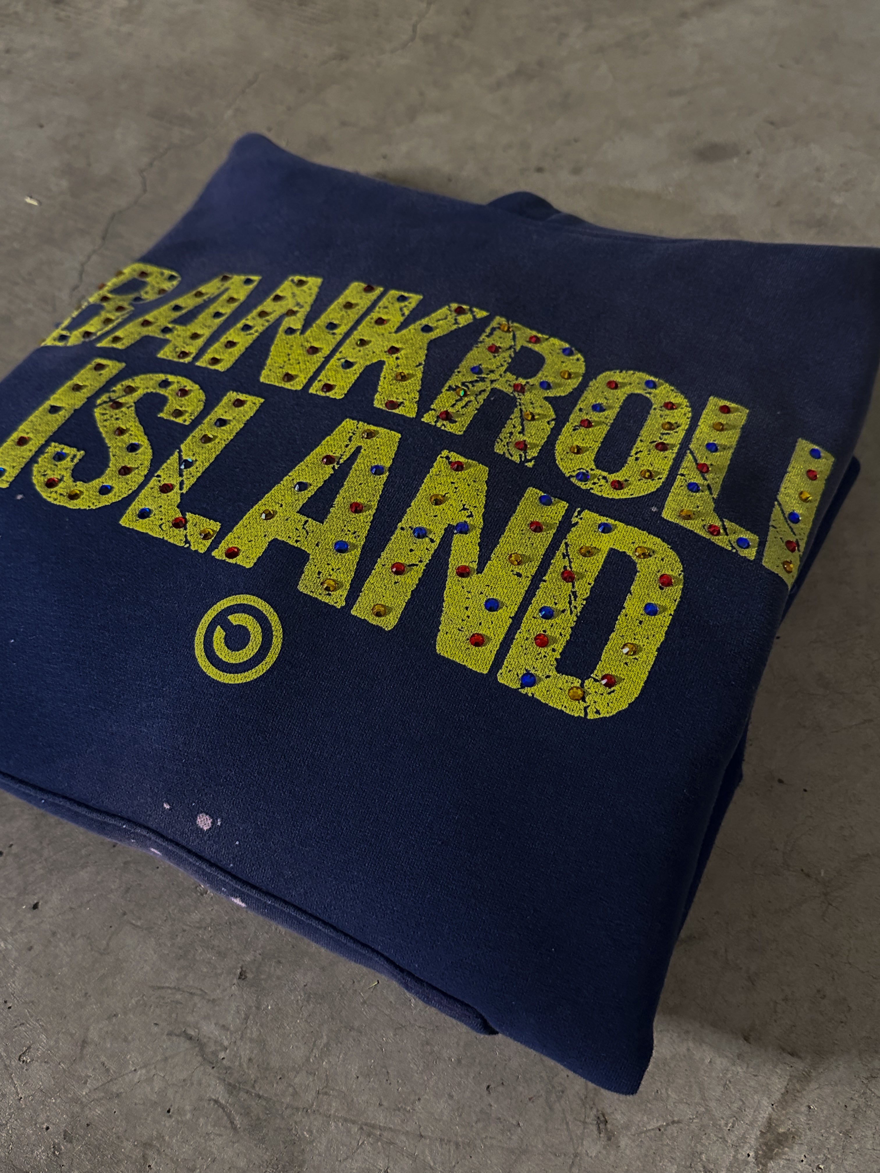 Navy Bankroll Island Hoodie