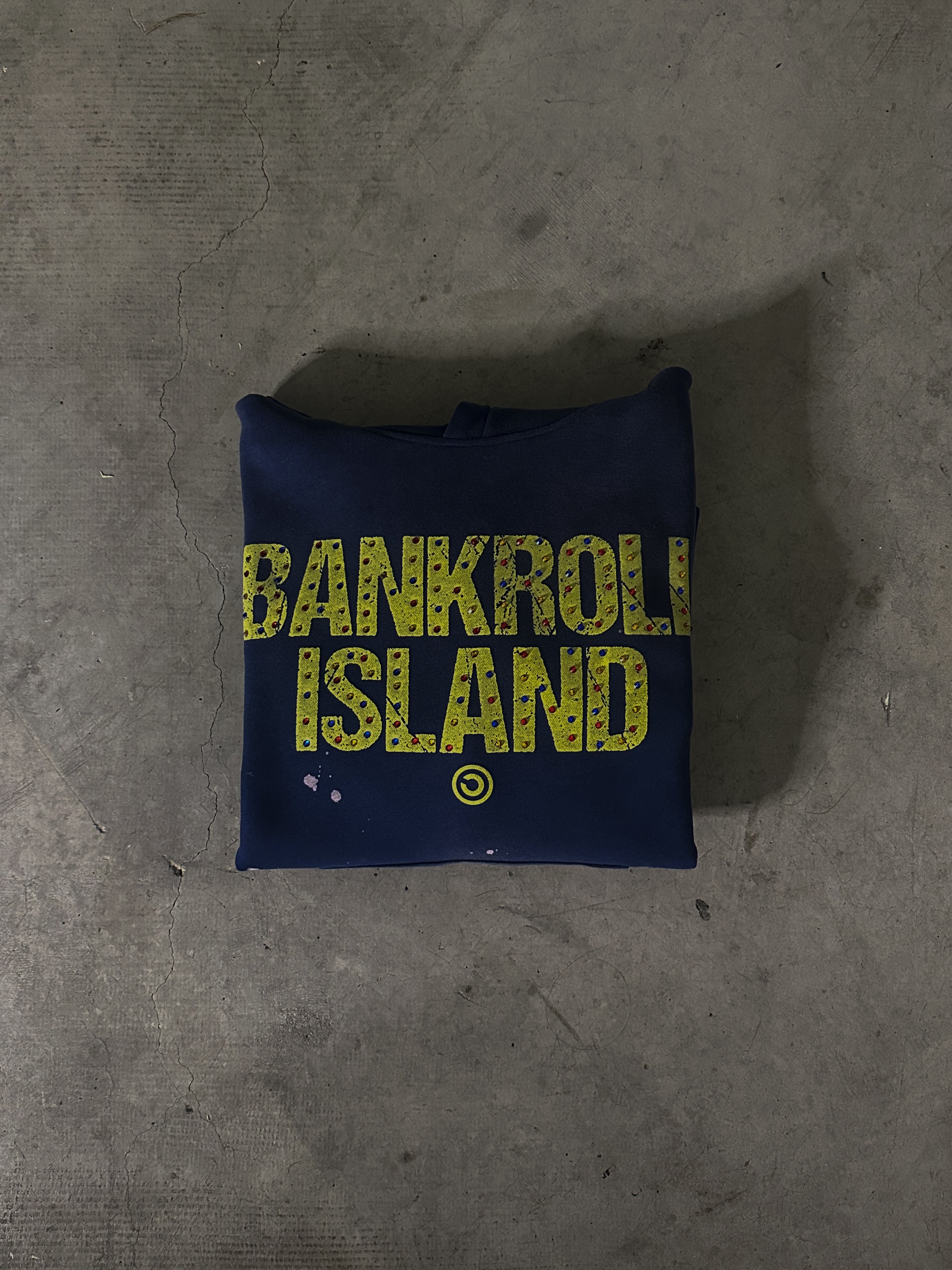 Navy Bankroll Island Hoodie